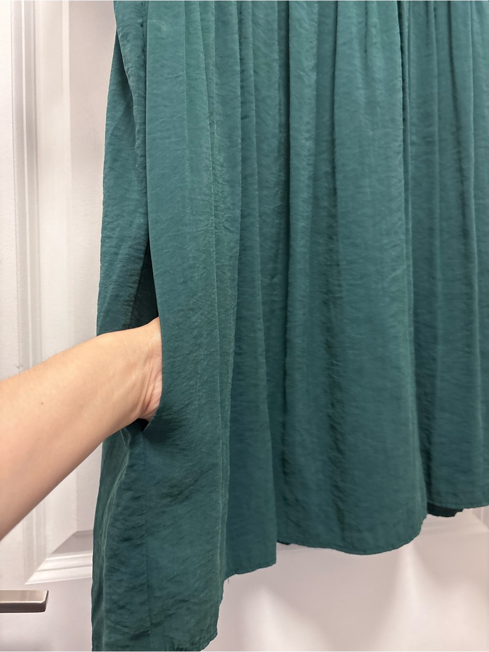 Zara trf collection Emerald green oversized pocket shorts romper/jumpsuit| - Picture 7 of 12